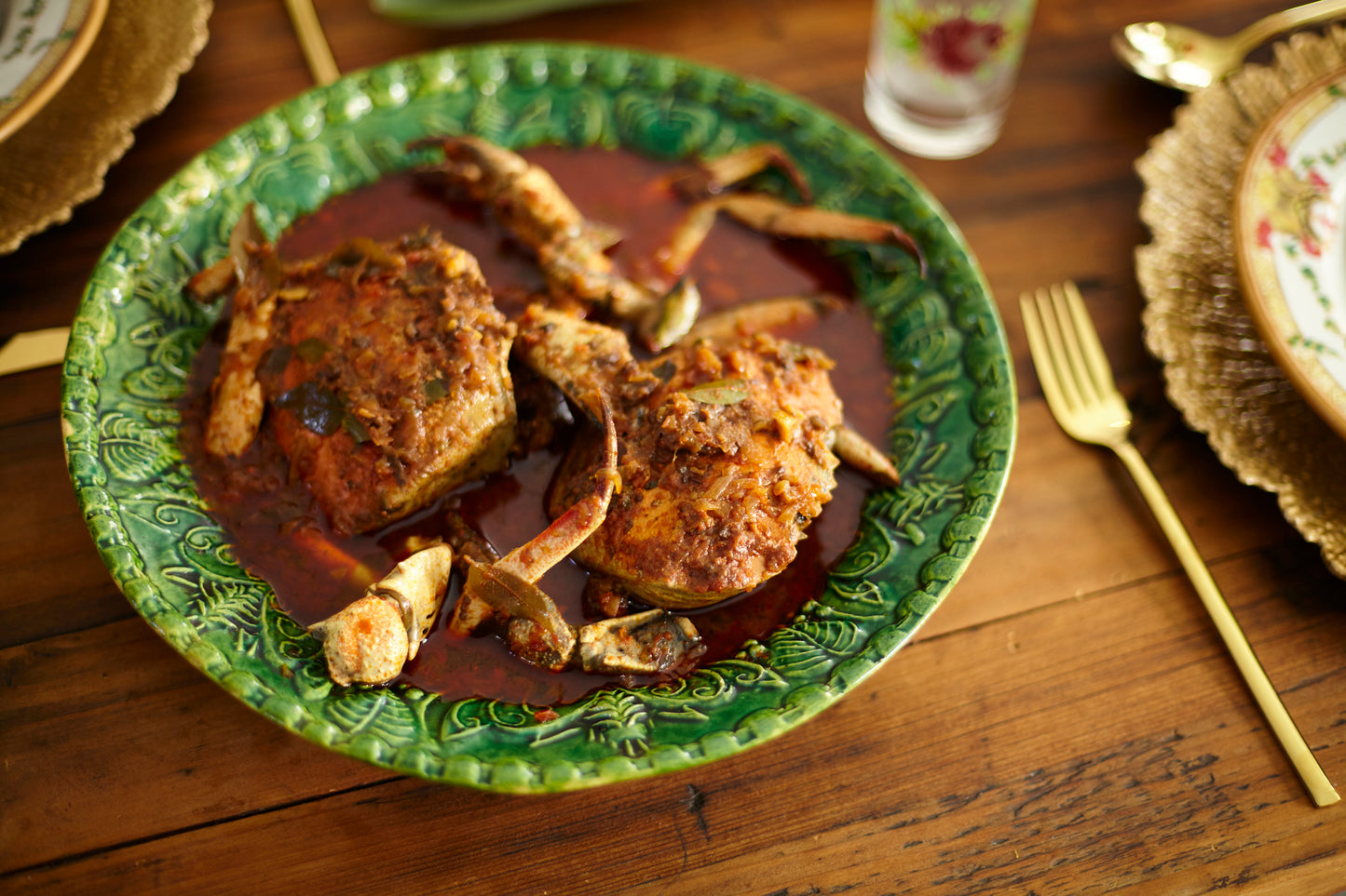 A taste sensation, the flavours in this crab have been elevated with our Ruby Red Masala